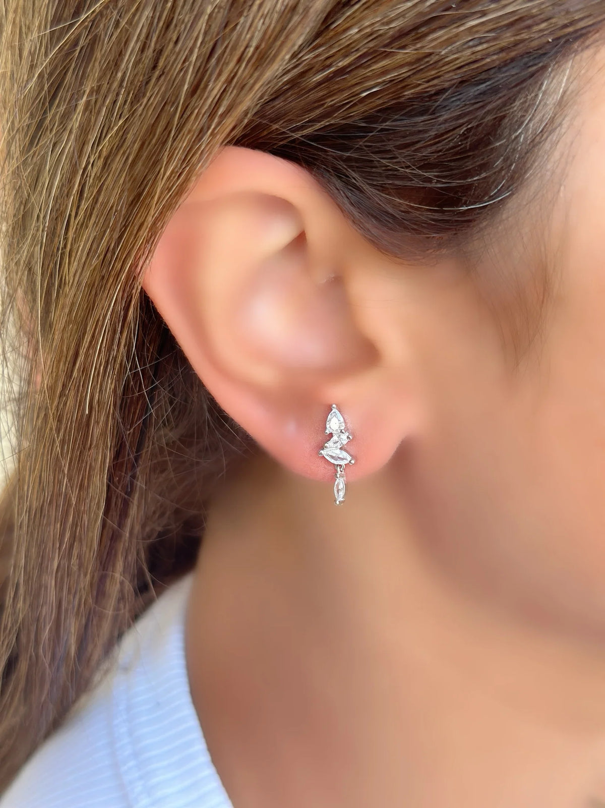 Crystal Teardrop Earrings
