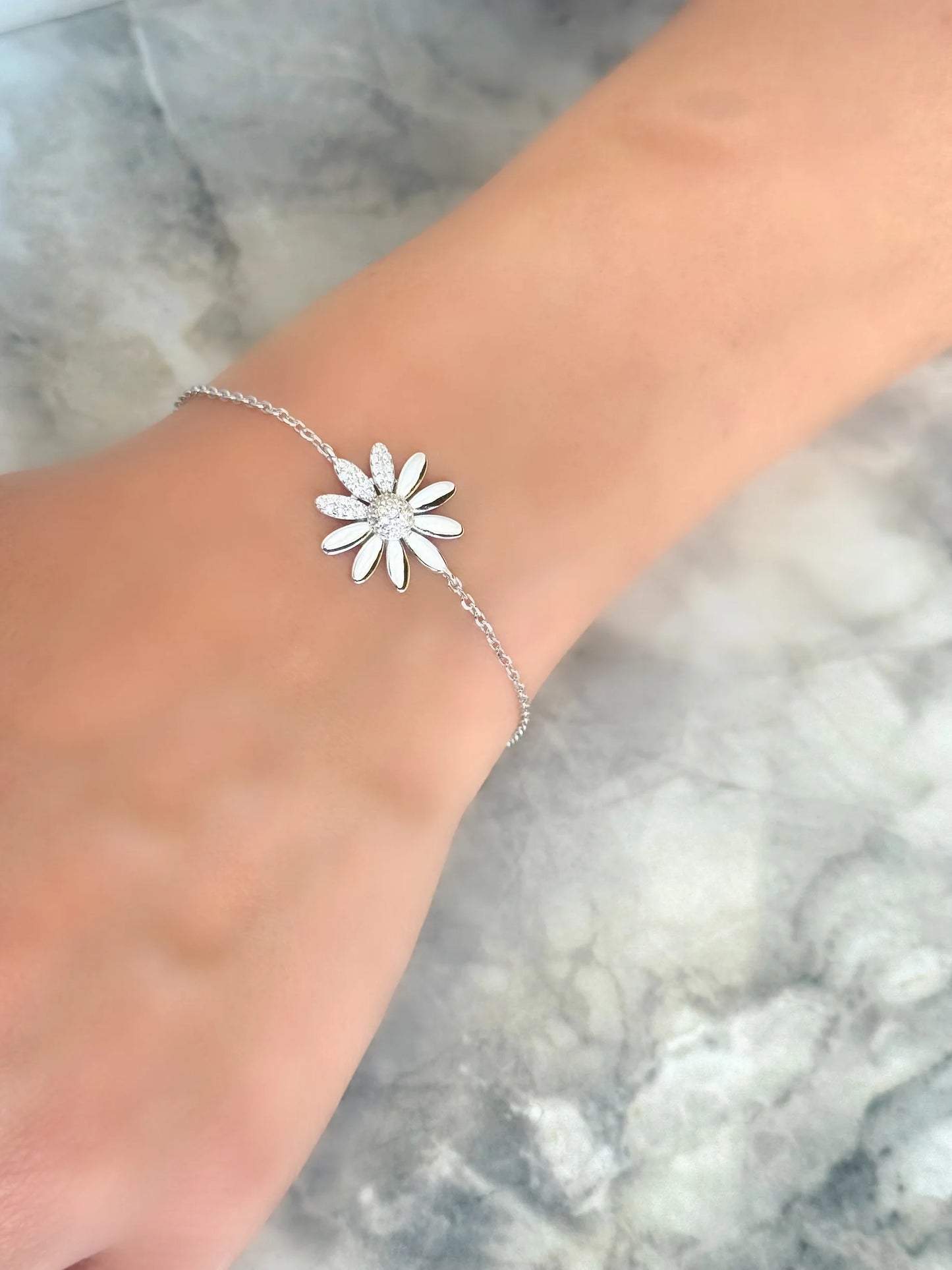 Flower Zircon Bracelet